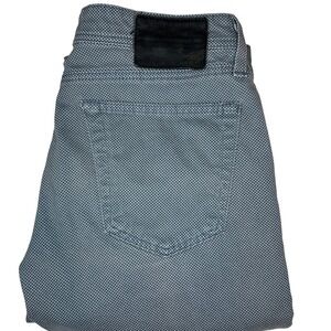 AG Adriano Goldschmied Tellis Slim‎ Fit Men's Jeans 31x31 Blue Micro Dot Pattern